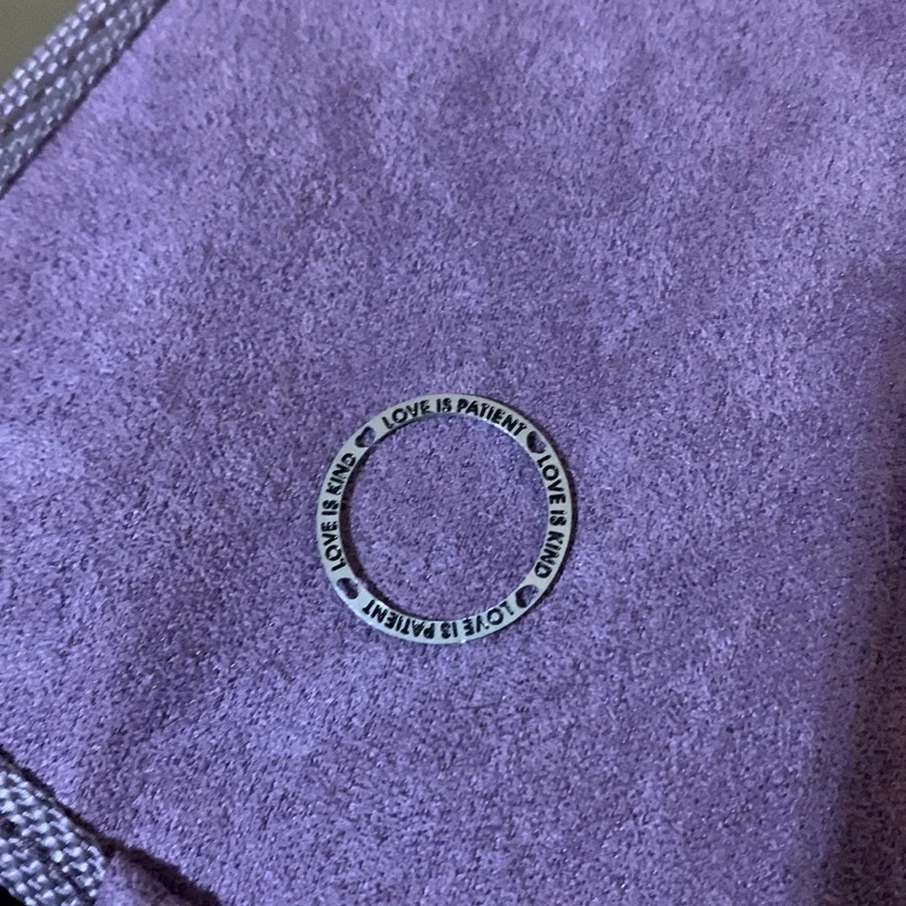 Love is Patient, Kind Border Plate For Fliating Lockets